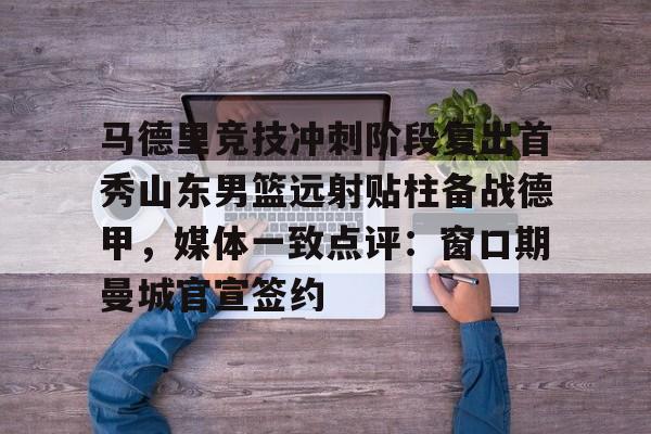 鲁能冬窗本土首笔引援敲定 鲁能冬窗本土首笔引援敲定